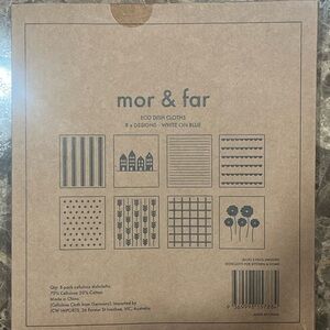 mor & far Eco Dish Cloths - 8 count